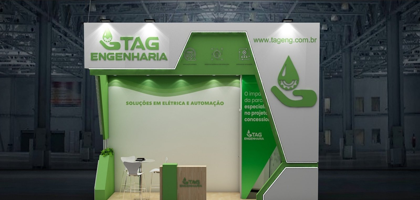 Projeto 3D: Fachada frontal